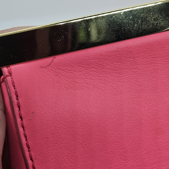 J. Crew Factory pink and gold clutch - Picture 5 of 11